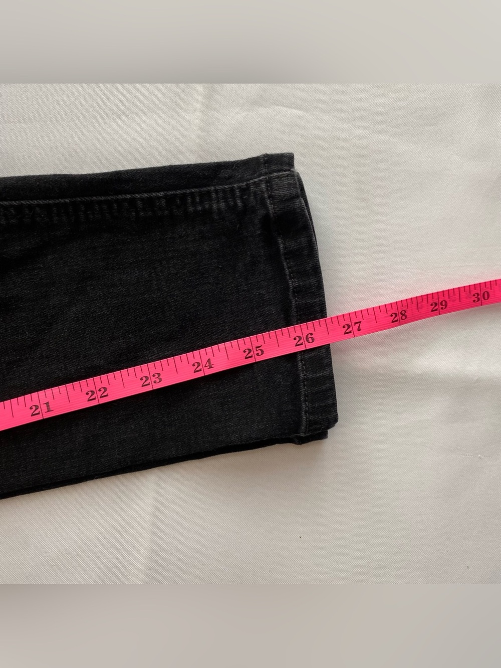 Sezane Black Slim Parfait Cotton Skinny Denim Jeans 26 Minimal Quiet Luxury - Picture 16 of 16